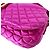 Borsa a tracolla in raso Versace Rosa - vista 8