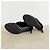 Stivaletti Chanel in velluto nero Camelia - vista 7