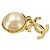 Orecchini Chanel Faux Pearl Coco Mark Swing - vista 3
