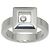 Anillo Chopard Happy Diamonds Square - vista 2