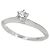 Autre Marque Tiffany & Co. Platin-Bandring mit Diamant - Ansicht 5