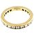 Autre Marque Tiffany & Co. Ehering aus 18K Gelbgold mit Diamanten - Ansicht 3