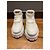 Sneakers Prada in pelle bianca foderate pelliccia - vista 6