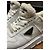 Sneakers Prada in pelle bianca foderate pelliccia - vista 9