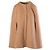 Autre Marque Sportmax Code Camel Wool & Alpaca Blend Collarless Coat
