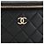 CHANEL - Borsa a tracolla Chanel Vanity Top Handle in pelle liscia nera - vista 5