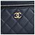 CHANEL - Borsa a tracolla Vanity Top Handle in pelle liscia blu navy - vista 5