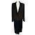 Lanvin Wollmantel Braun / Schwarz / Anthrazitgrau