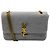 Autre Marque Borsa a tracolla Jamie mini matelassé in jersey grigio Saint Laurent