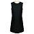 Vestido de cóctel sin mangas de brocado negro Dolce & Gabbana