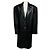 Magda Butrym Oversized Lammleder Mantel Schwarz