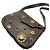Borsa a tracolla Marni in pelle marrone con occhielli - vista 2