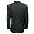 Autre Marque Diane Firsten Charcoal Grey Three Button Wool and Mohair Blazer - view 3
