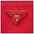 Borsa Prada Galleria Double Zip Medium in Saffiano rossa - vista 5