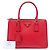 Borsa Prada Galleria Double Zip Medium in Saffiano rossa - vista 7