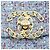 Borsa Chanel 19 Flap Medium in Tweed Blu - vista 12