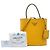 Prada Medium Saffiano Cuir Panier Beuteltasche Gelb - Ansicht 6