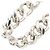 Collana a catena Dior in ottone con icona CD argentata - vista 2