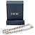 Collana a catena Dior in ottone con icona CD argentata - vista 6