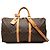 Borsa da viaggio Louis Vuitton Monogram Keepall Bandouliere 50 Marrone