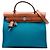 Borsa Hermès Toile Herbag Zip 31 Blu