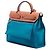 Borsa Hermès Toile Herbag Zip 31 Blu - vista 2