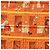 Foulard di seta Hermès Les Boxes 90 Arancione - vista 2