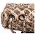 Borsa a tracolla Chanel CC in raso beige trapuntata con paillettes - vista 10