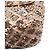 Borsa a tracolla Chanel CC in raso beige trapuntata con paillettes - vista 9