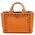 Borsa Orange Prada Small Canvas Canapa Bijoux Satchel
