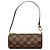 Borsa a mano Louis Vuitton Damier Ebene Papillon Pochette Marrone