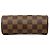 Borsa a mano Louis Vuitton Damier Ebene Papillon Pochette Marrone - vista 3
