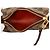 Borsa a mano Louis Vuitton Damier Ebene Papillon Pochette Marrone - vista 4
