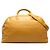 Borsa da viaggio LOEWE in pelle gialla con logo