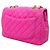Borsa a Tracolla Chanel Jumbo Classic Mesh Single Flap Rosa - vista 2
