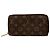 Cartera Larga Zippy Monogram Louis Vuitton Marrón