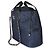 Borsa shopping espandibile Chanel in rafia blu navy CC - vista 3