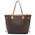 Borsa Tote Louis Vuitton Monogram Neverfull MM Marrone