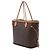 Borsa Tote Louis Vuitton Monogram Neverfull MM Marrone - vista 2