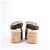 Sandali Espadrilles Hermès con zeppa in camoscio Beige SL221030Z, Taglia EU 37 - vista 8