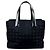 Borsa Tote Chanel New Travel Line in nylon nero