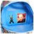 Zaino Louis Vuitton Palm Springs Masters Rubens Collection in blu M43335 - vista 6