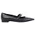 Hermès Kelly 25SS Leather Ballet Flat in Black 251002Z, Size EU 36