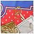Hermès Carré 90 "SELLES A HOUSSE" Foulard in seta Blu x Rosso - vista 10