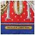 Hermès Carré 90 "SELLES A HOUSSE" Foulard in seta Blu x Rosso - vista 8