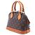 Borsa Satchel Louis Vuitton Monogram Alma BB Marrone - vista 2