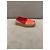 Louis Vuitton espadrillas in tela rosa e arancione - vista 3