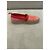 Louis Vuitton espadrillas in tela rosa e arancione - vista 7