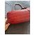 Borsa a patta Chanel in pelle traforata rossa - vista 10
