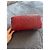 Borsa a patta Chanel in pelle traforata rossa - vista 12